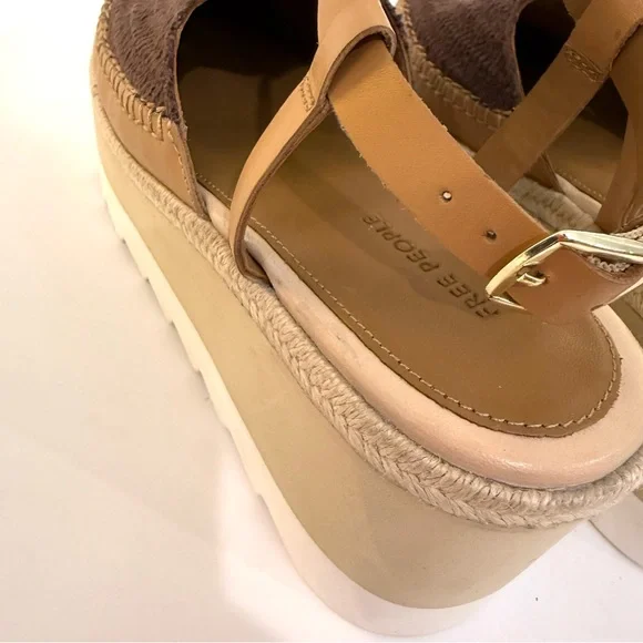 Free People Morning in Mykonos Espadrille Platforms Size 8 - Picture 9 of 14